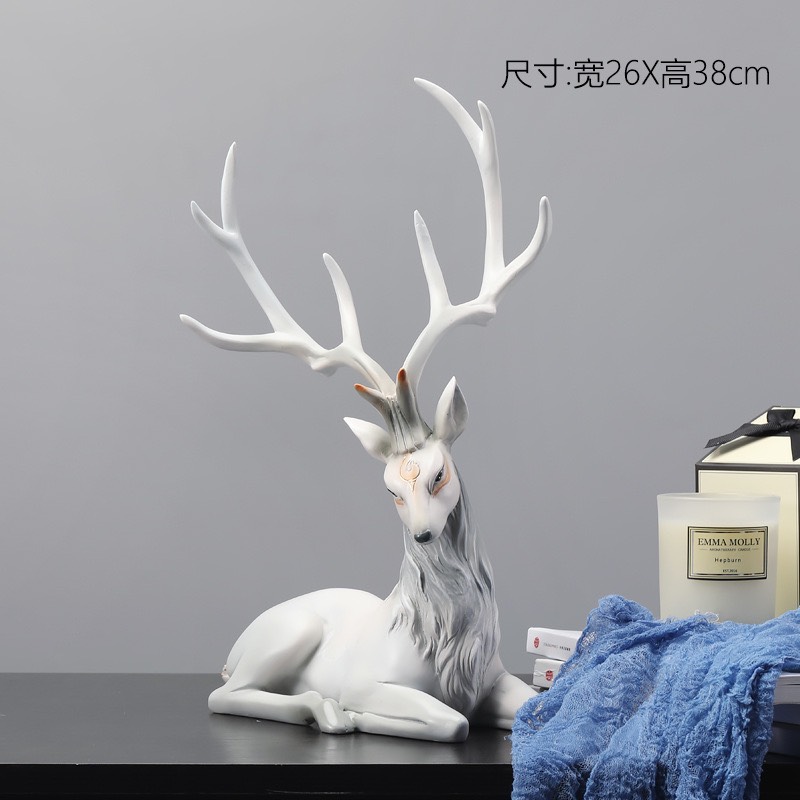 C1011B006 FAMITOSS กวางตกแต่งบ้าน กวาง ของแต่งห้อง ตกแต่งบ้าน deer home decoration ของขวัญ ของขวัญตกแต่งห้อง ตกแต่งห้อง