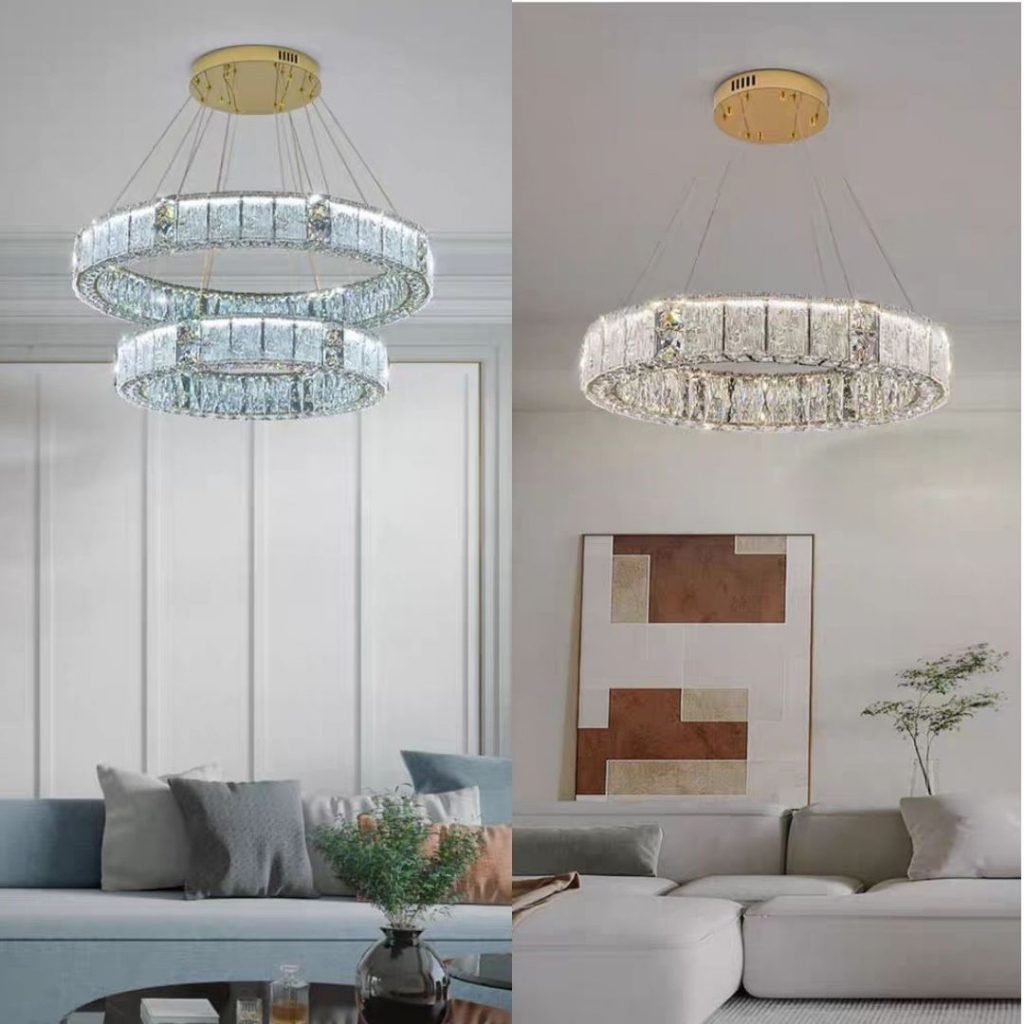 CT181A143 SOTMIA โคมไฟระย้า โคมไฟคริสตัล