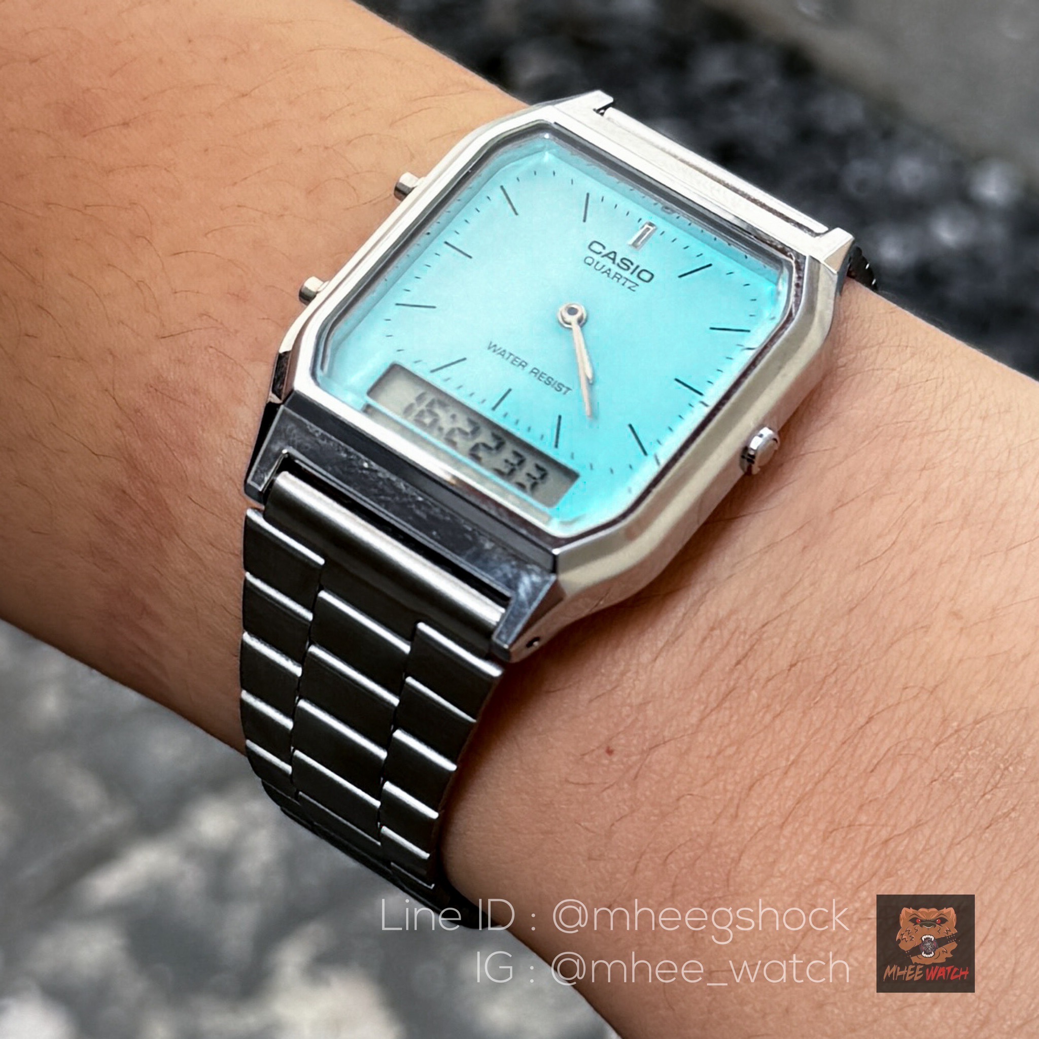 Casio Tiffany Blue Dial Full Metal Vintage Style