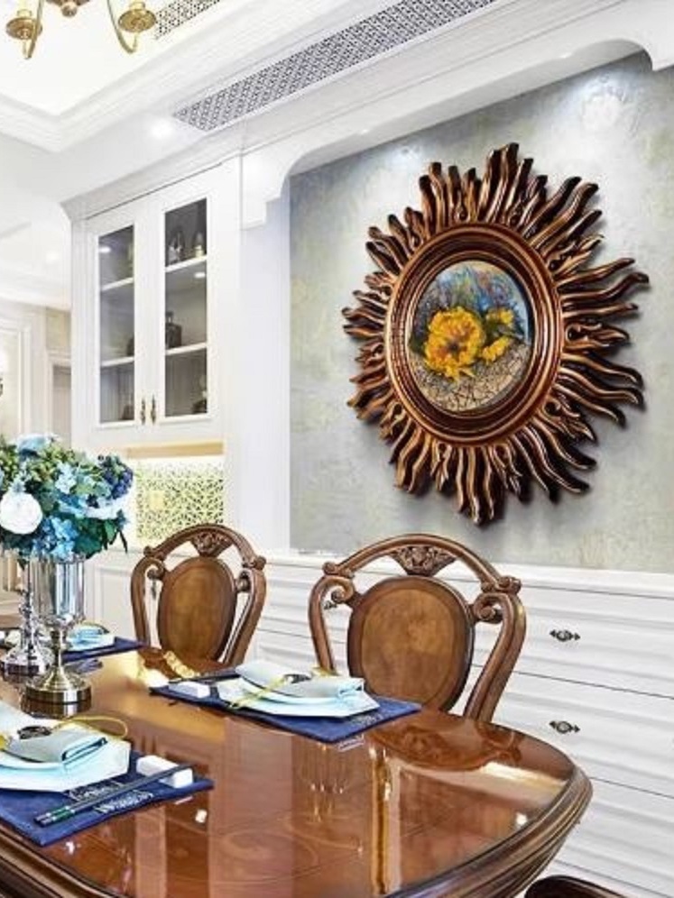 CT222G024 SOSHOKU ดอกทานตะวันตกแต่งผนัง นางฟ้า หัวกวางตกแต่งผนัง หัวกวาง ตกแต่งผนัง Nordic