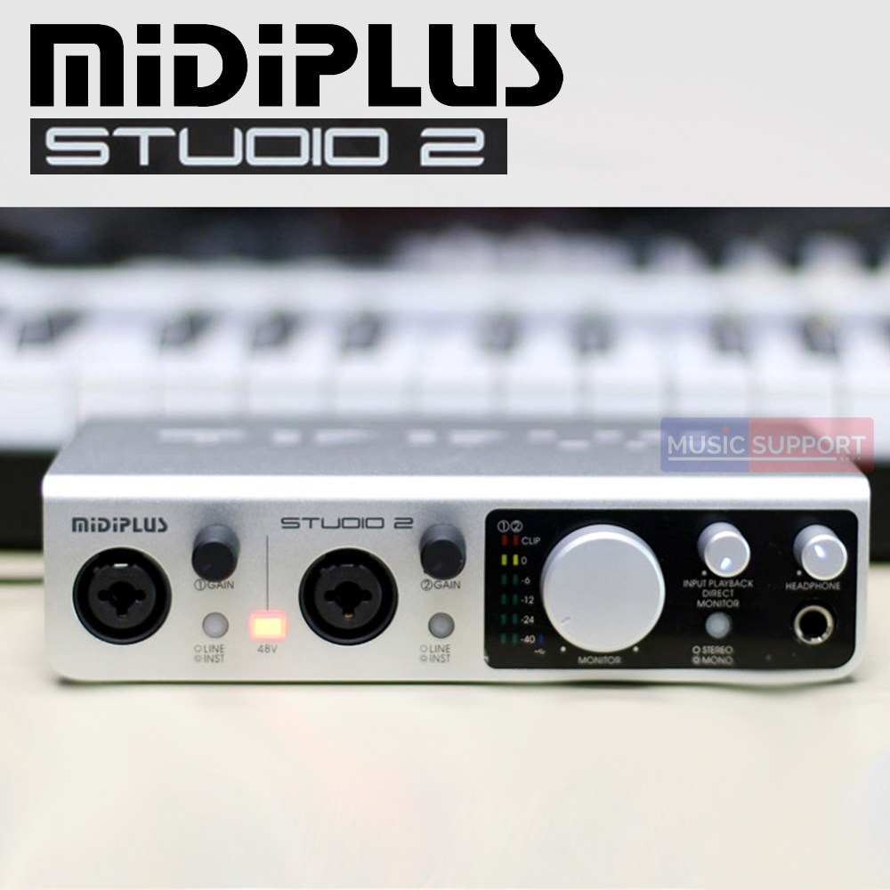 Midiplus Studio 2 ( 24 bit 192K Audio Interface )