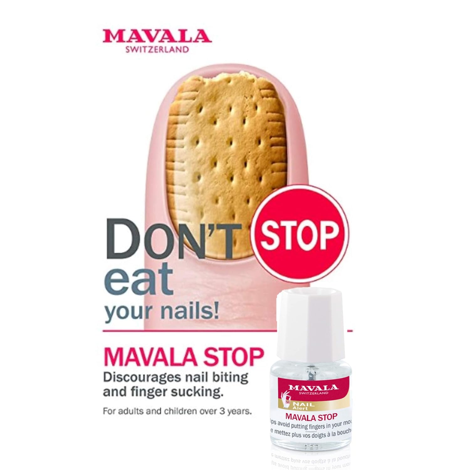 ยาทาเล็บ แก้เด็กกัดเล็บ เด็กดูดนิ้ว Mavala Stop Deterrent Nail Polish Treatment