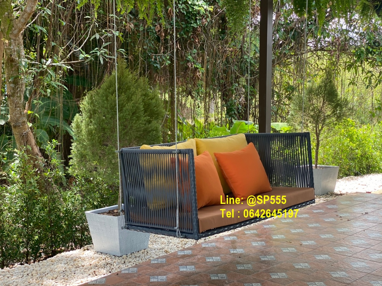 ชิงช้าหวายเทียม sw005 (Trat my home)