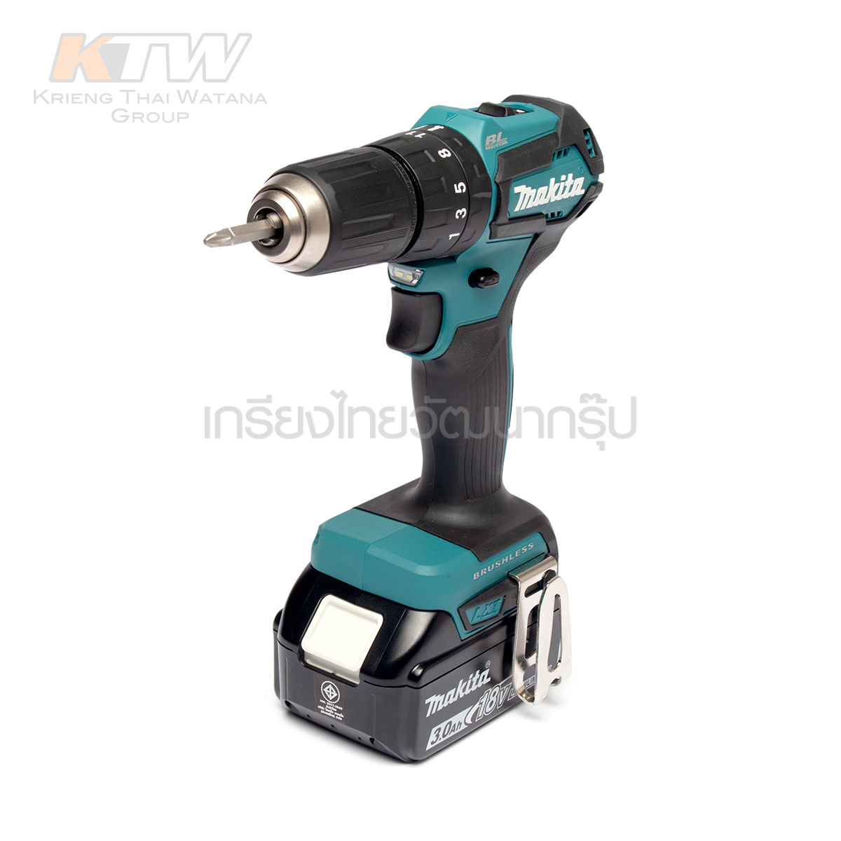 MAKITA สว่านกระแทกไร้สาย 18V x 3.0A รุ่น DHP483RFE