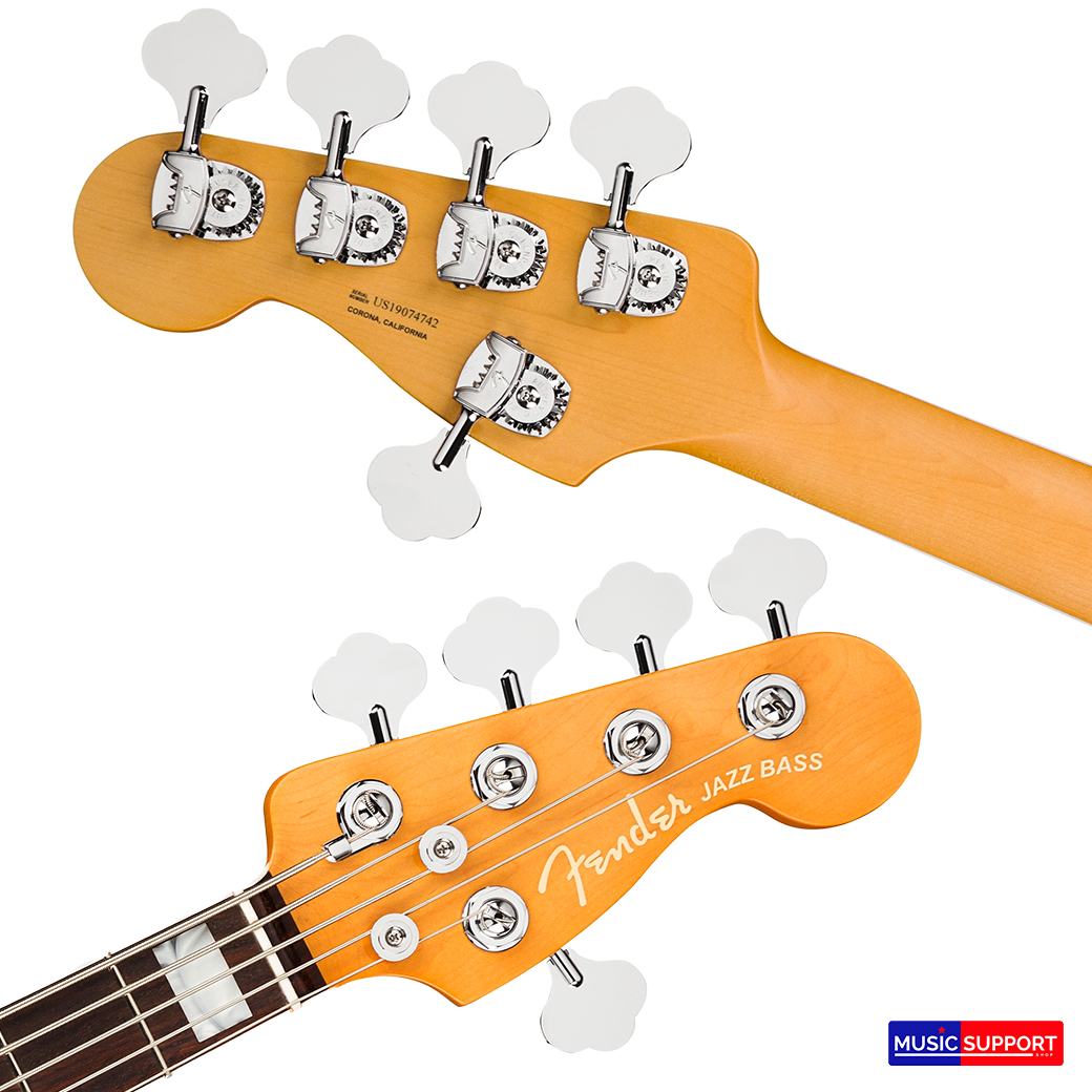 เบสไฟฟ้า Fender American Ultra Jazz Bass® V RW Mocha Burst