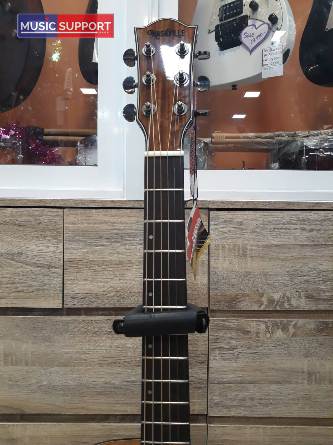 กีต้าร์โปร่งมือซ้าย NASHVILLE L-T20S-41/EQ/Bag -Left Hand