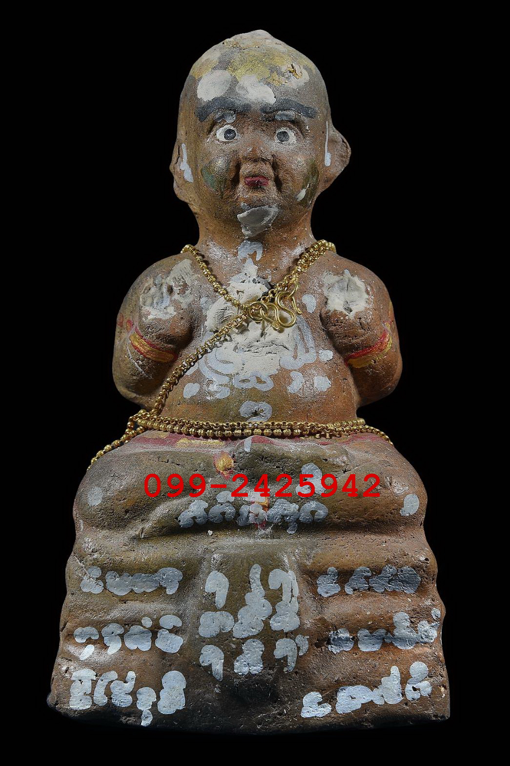 กุมารทองหลวงปู่แย้ม วัดสามง่าม นครปฐม รุ่นพัดยศ หัวโล้น ปี52