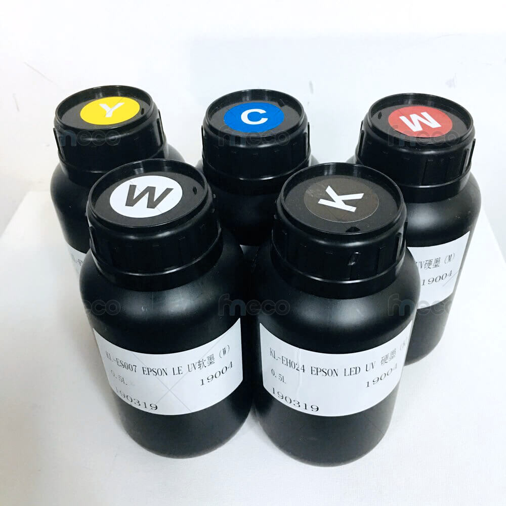 หมึก UV Flatbed LED INK เกรด 3-10ปี คุณภาพสูง สำหรับ Epson dx5 dx10 tx800 dx11 xp600 MADE IN TAIWAN