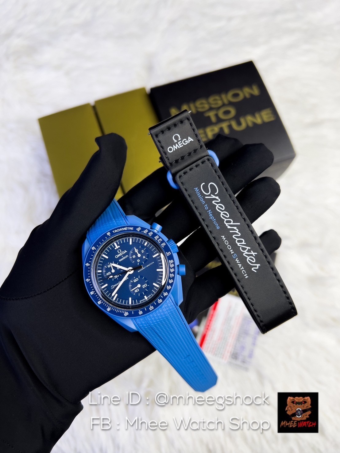 新品】OMEGA x swatch NEPTUNE 紙袋付き（OMEGA×SWATCH MISSION
