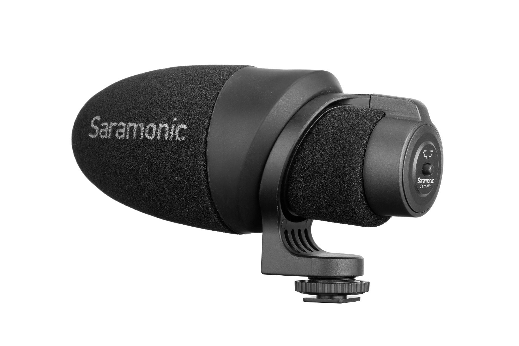 Saramonic CamMic ไมโครโฟนช็อตกันติดหัวกล้องไมค์คอนเดนเซอร์รับเสียงเป็นแบบคาร์ดิออยด์Unidirectional