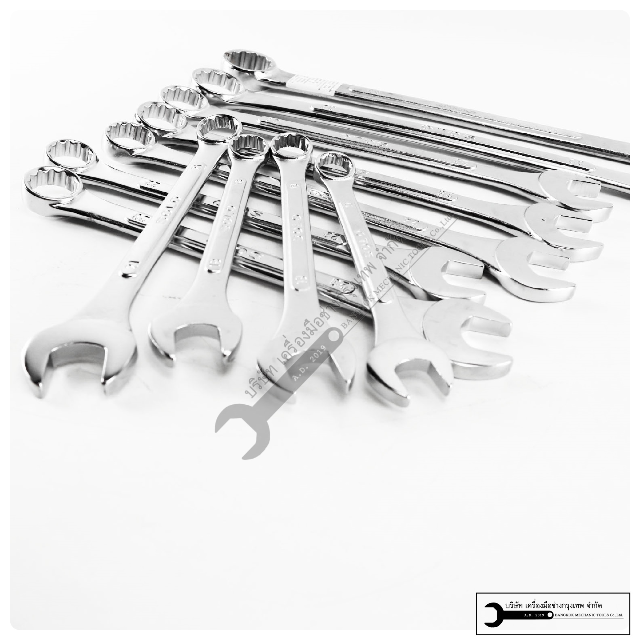 SOLO ประแจแหวนข้าง-ปากไต เกรด CR-V แยกขาย (24-38mm)