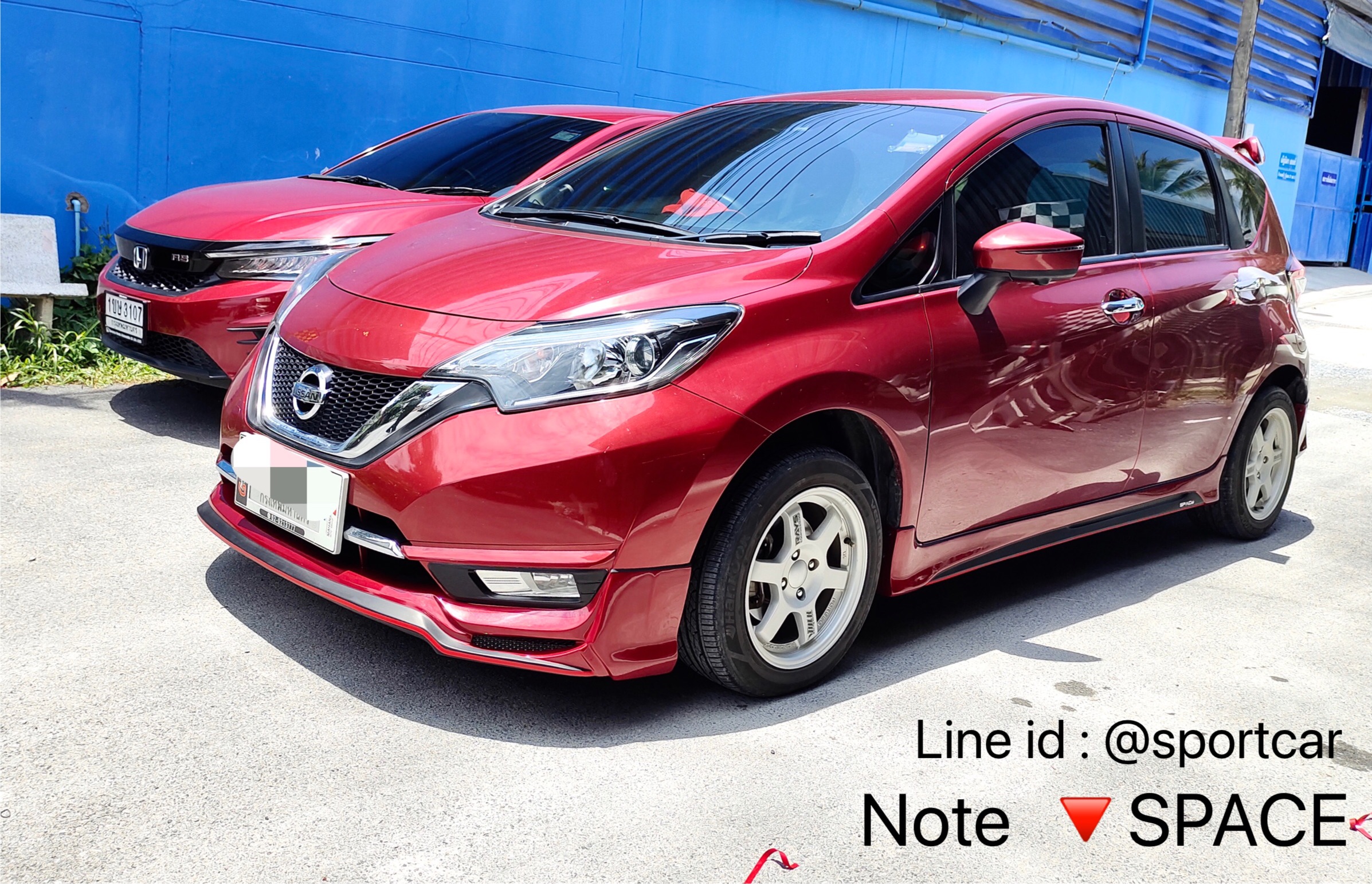 ชุดแต่งรอบคัน Nissan Note ทรง SPACE ท่อคู่สปอร์ต , สเกิร์ต นิสสันโน๊ต แต่งสวย งานคุณภาพ ราคาไม่แรง