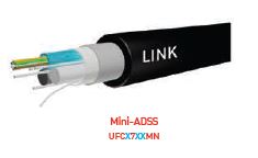 UFC9706MN F.O. MINI - ADSS, Multi-Tube, 6 Core, OS2
