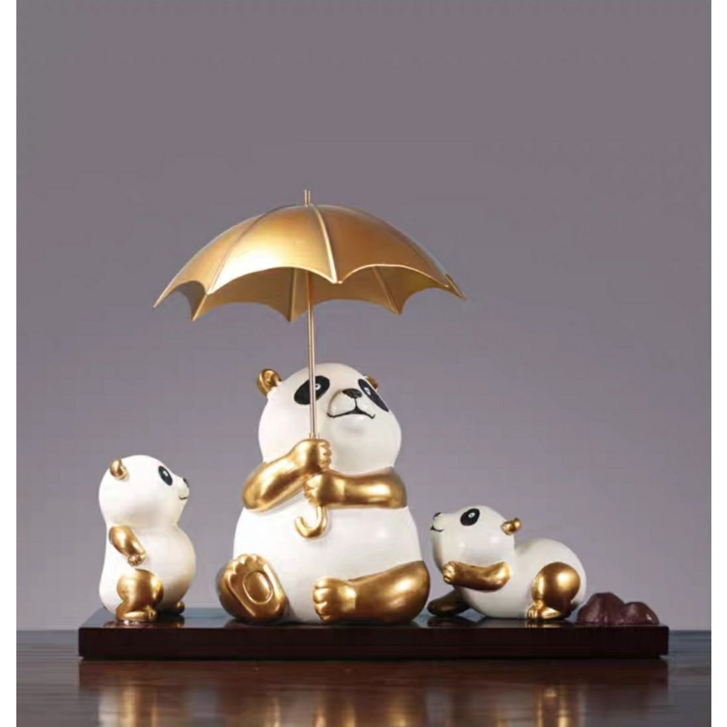 CT155B109 FAMITOSS หมีแพนด้า ของตั้งโชว์ ของแต่งบ้าน โมเดล