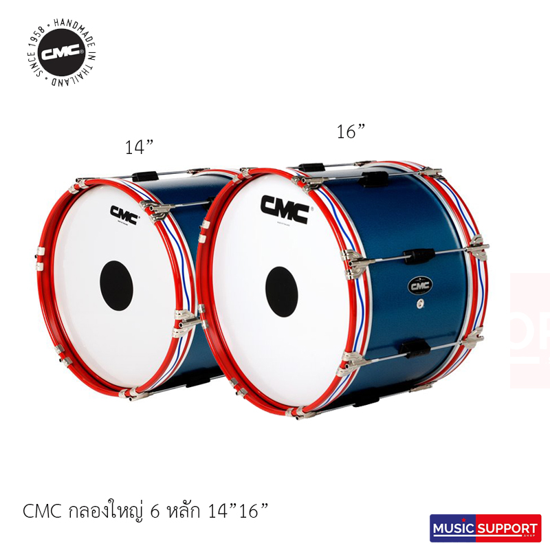 CMC กลองเทรนเนอร์ 6 หลัก สีฟ้า ขอบเหล็ก