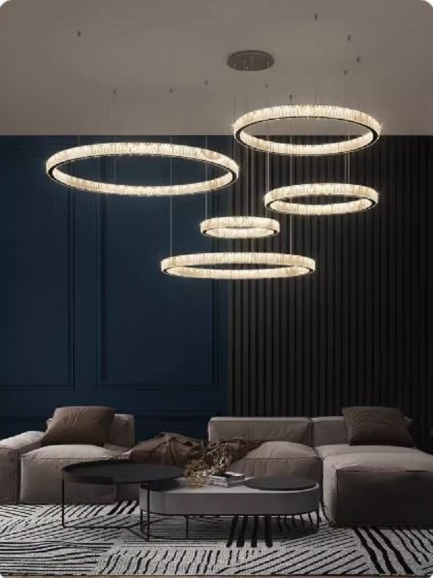 CT206A236 SOTMIA chandelier duplex floor โคมระย้า โคมโถงบรรได แชนเดอเรีย Lamp ไฟยาว