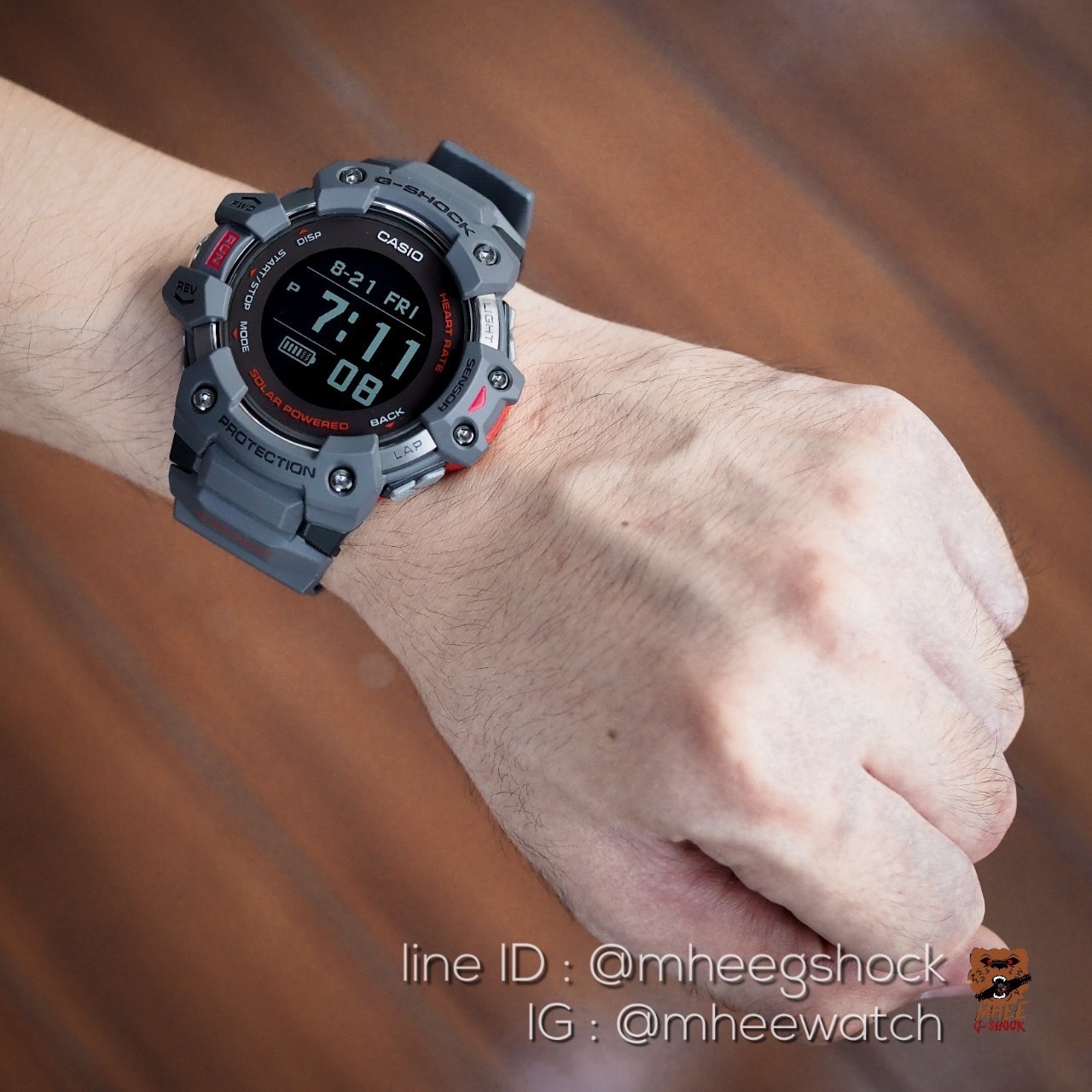 Smart Watch GBD-H1000-8 สีเทาแดง แรไอเทม สีที่หายากที่สุด