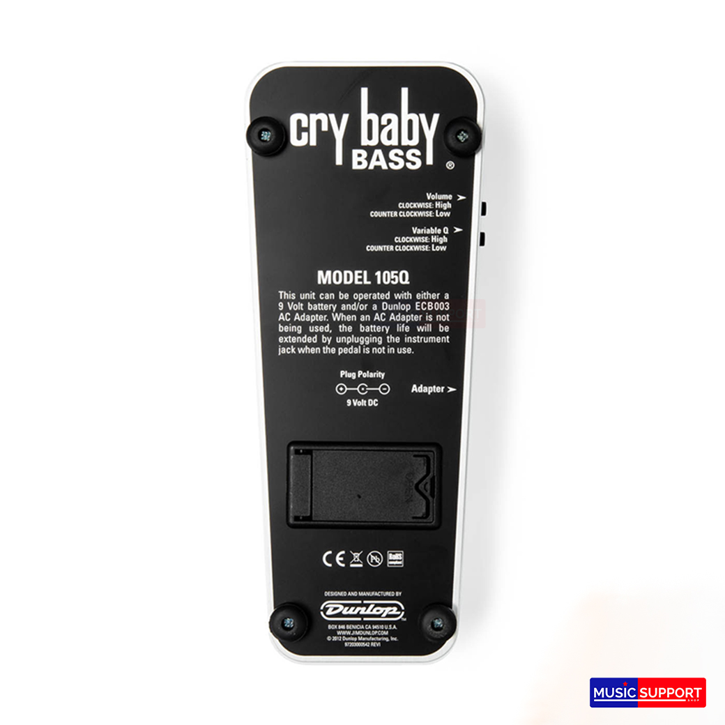 เอฟเฟคเบส Jim Dunlop GCB105Q Cry Baby Bass Wah