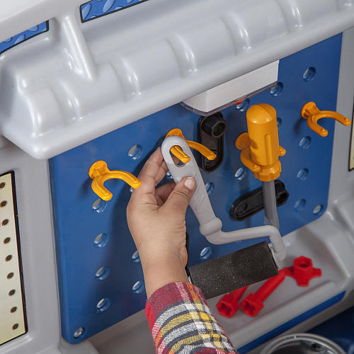 Step2 Just Like Home Workshop Big Builders Pro Workshop Playset ชุดของเล่นช่างจำลอง