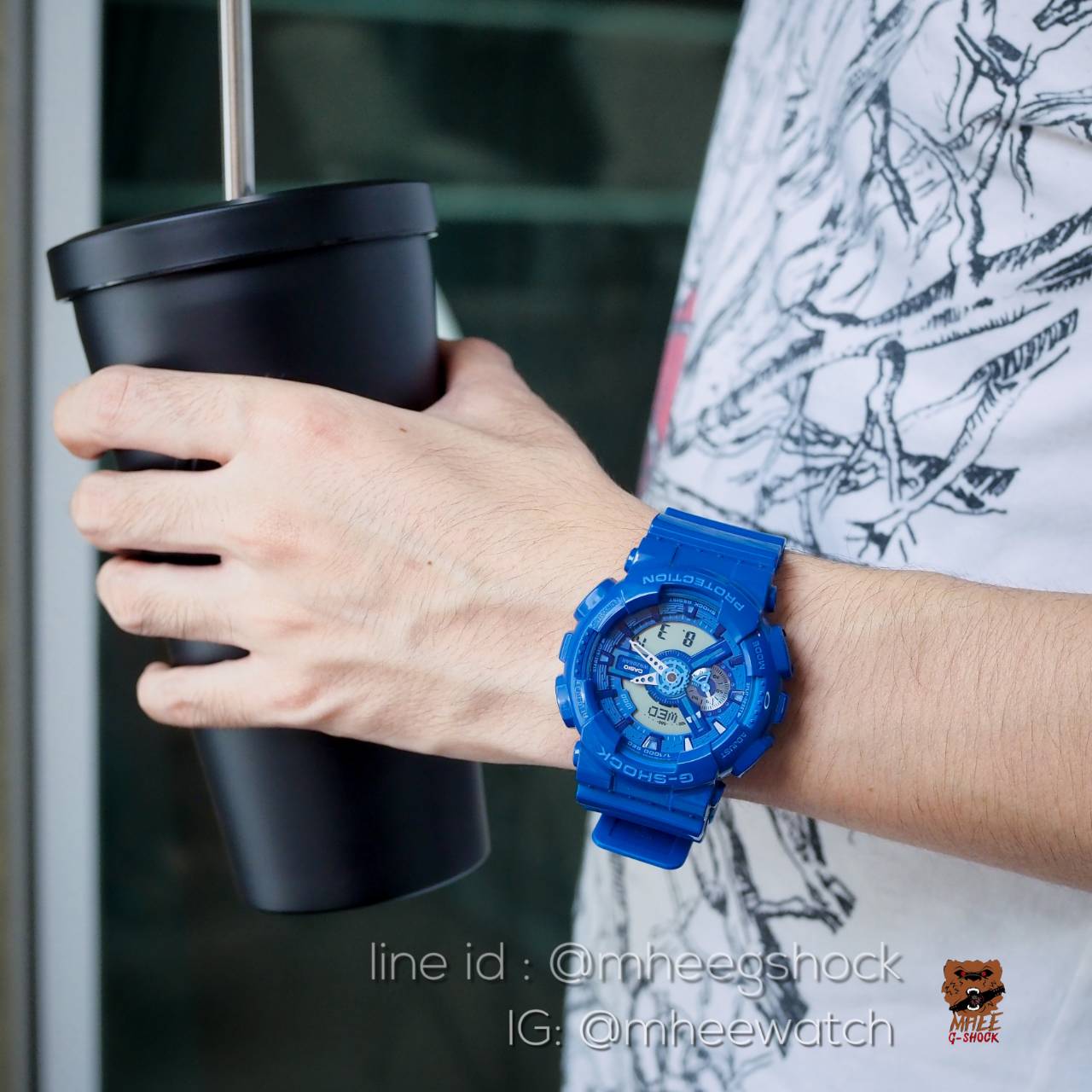 Casio G-Shock น้ำเงิน รุ่น GA110 ของแท้ ประกันศูนย์ CMG **Rare Item**