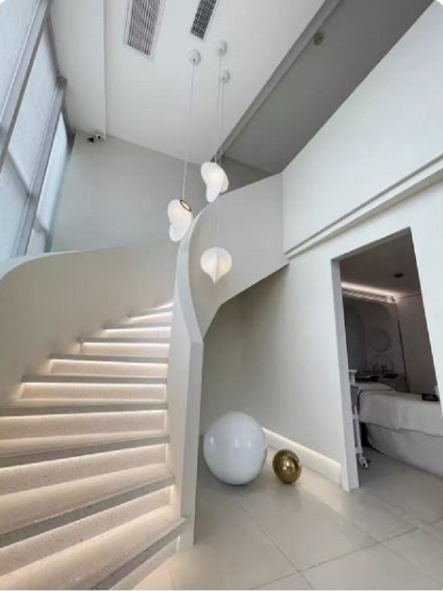 CT203A191 SOTMIA chandelier duplex floor โคมระย้า โคมโถงบรรได แชนเดอเรีย Lamp ไฟยาว