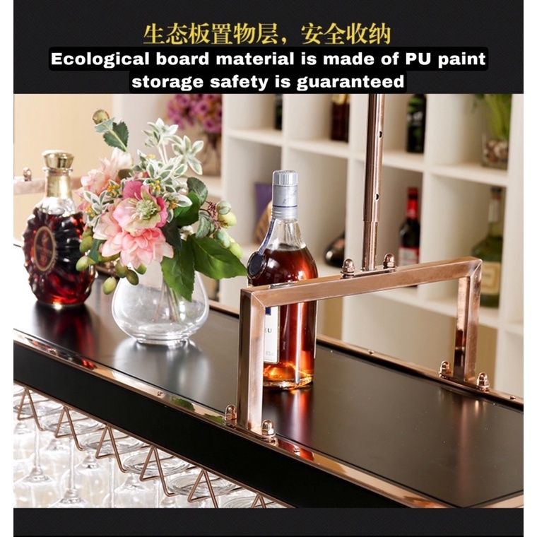 CT092D037 MIRIKITEKI #บาร์แขวนแก้วไวน์ บาร์แขวนแก้ว สไตล์ Modern Luxury ชั้นแขวนแก้วไวน์หรู #บาร์แขวนแก้วไวน์