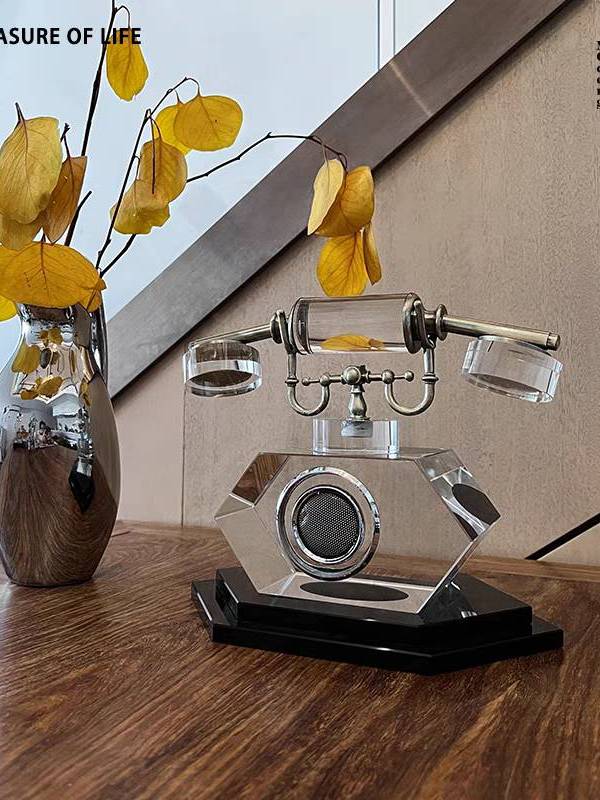 CT230B174 FAMITOSS โมเดลโทรศัพย์ โมเดลโทรศัพย์คริสตัล ของขวัญ ของตั้งโชว์