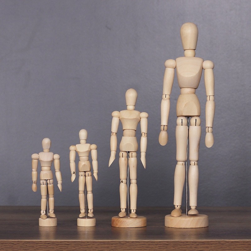 C1013B036 FAMITOSS ของแต่งห้อง ไม้คน มือไม้ ของตั้งโชว์ ของตั้งโชว์ตกแต่งบ้าน ของตกแต่งไม้ wood home decoration gift