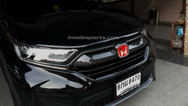 Logo H Type R สปอร์ตหน้า หลัง และพวงมาลัย (ดำ/แดง/ดำ-แดง)