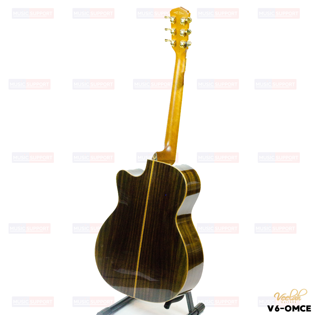 Veelah V6-OMCE กีตาร์โปร่งไฟฟ้า