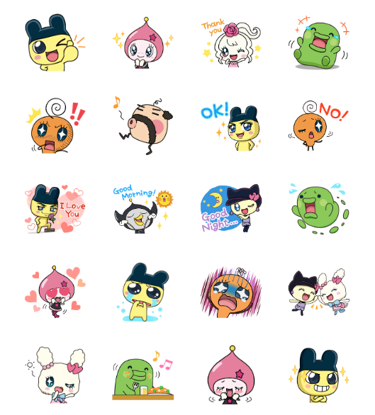 ขายสติกเกอร์ไลน์ Tamagotchi!