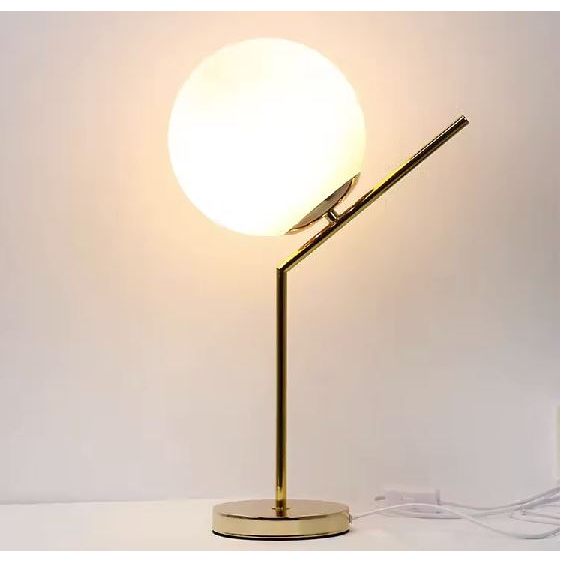CT174A121 SOTMIA โคมไฟตั้งโต๊ะ โคมไฟตั้งโต๊ะสไตล์นอร์ดิก โคมไฟตั้งโต๊ะสีทอง โคมไฟห้องนั่งเล่น โคมไฟห้องทำงาน