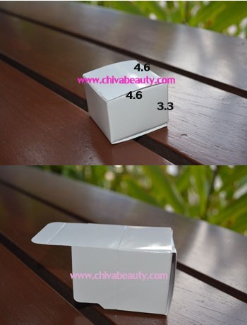 ขายส่ง ปลีก บรรจุภัณฑ์ กล่องใส่ ครีม ขนาด 4.6(กว้าง) * 4.6(ยาว) * 3.3(สูง) cm ราคา 12 บาท