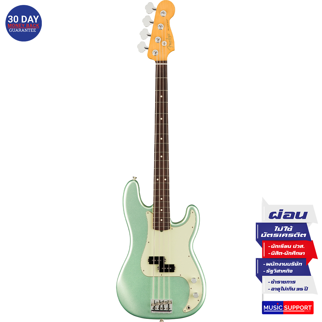 เบสไฟฟ้า Fender American Professional II Precision Bass® RW Mystic Surf Green