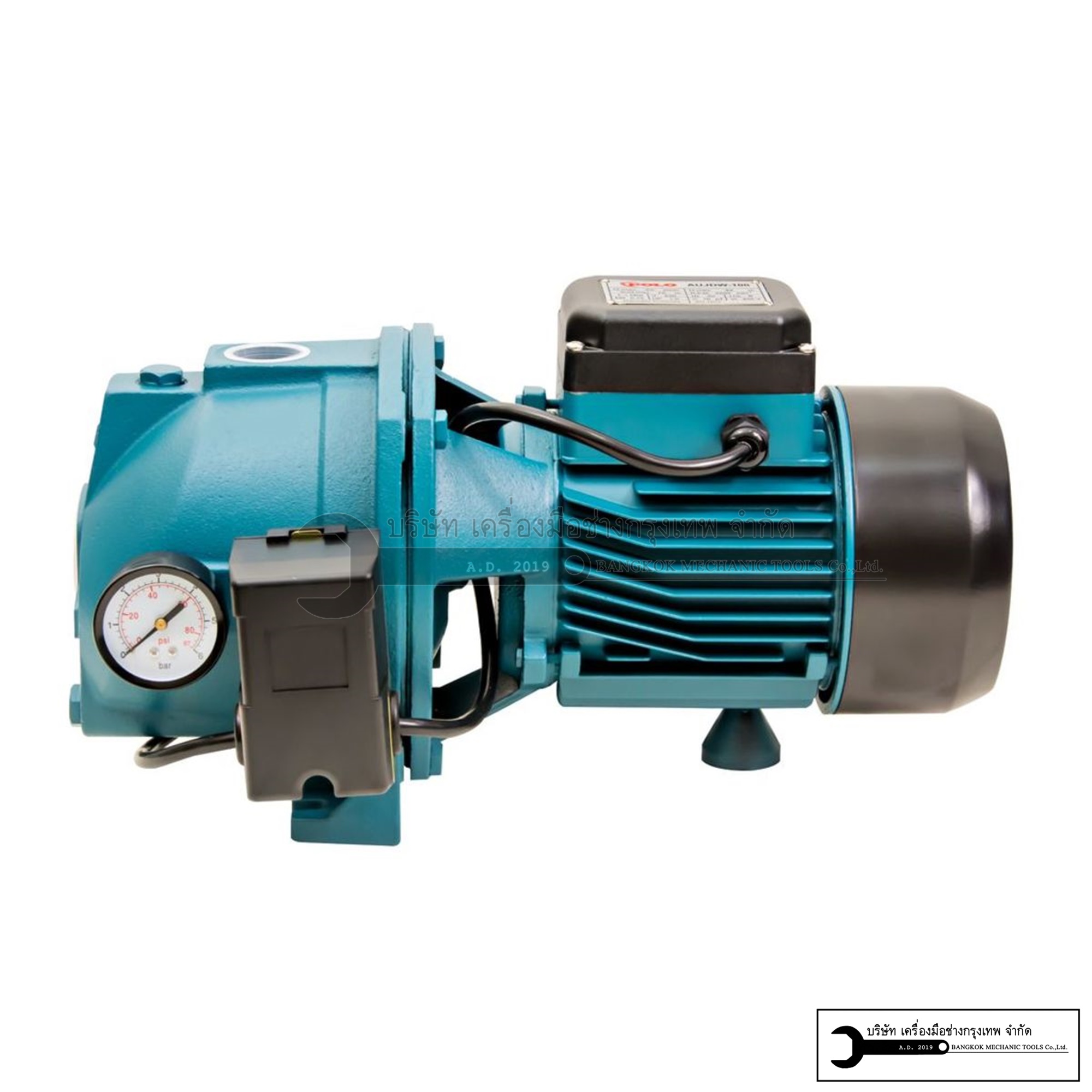 POLO ปั๊มนํ้าออโต้ แบบดูดลึก (บาดาล) พร้อมหัวเจ๊ทคู่ ขนาด ขนาด 1 HP และ 2 HP รุ่น AUJDW-100 และ AUDP-750A