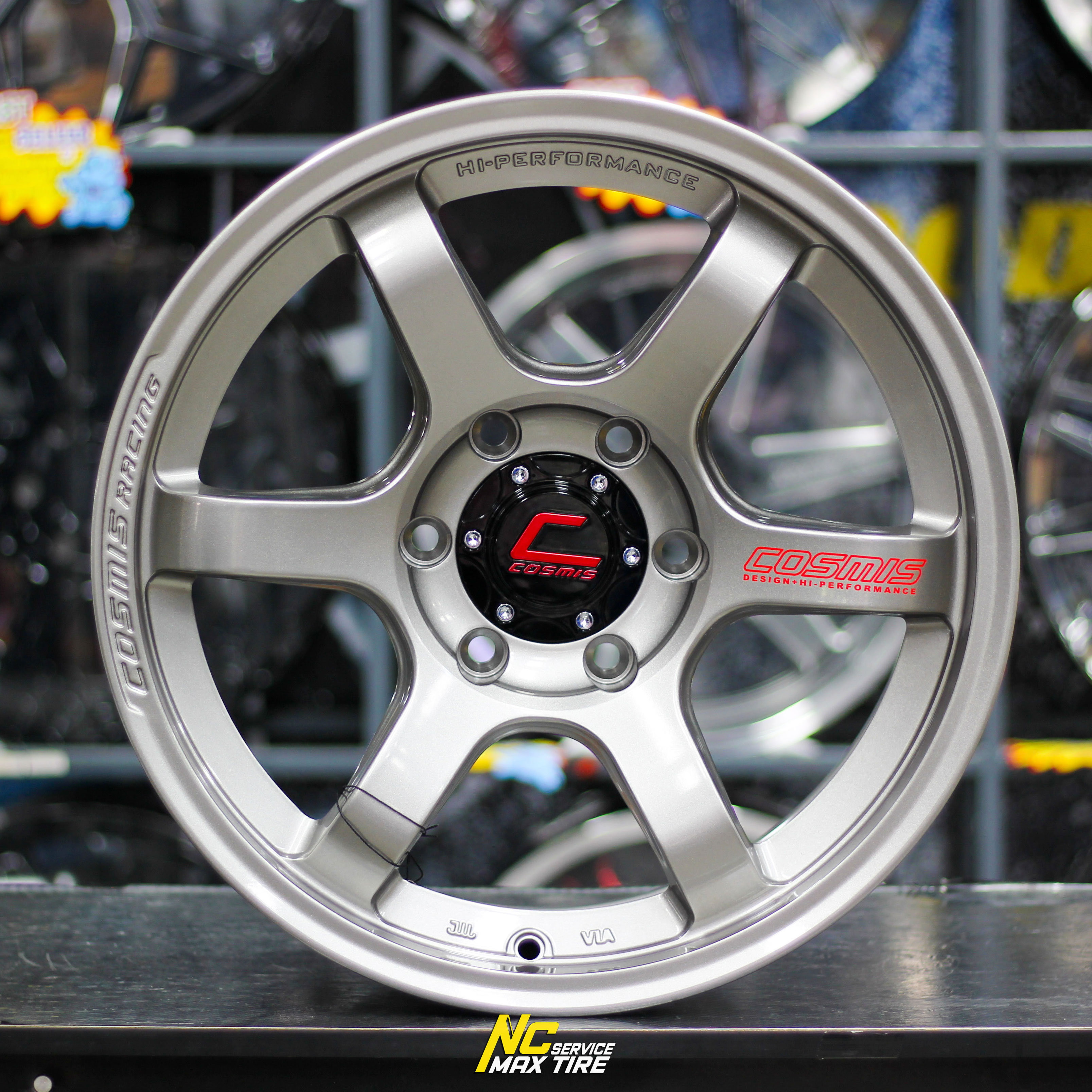 ล้อแม็กขอบ18 / Cosmis RG-06SNE / 18x9.0 6H139.7 ET25 / สี Hyper sonic Gloss Bronze / ชุดรวม 4 วง