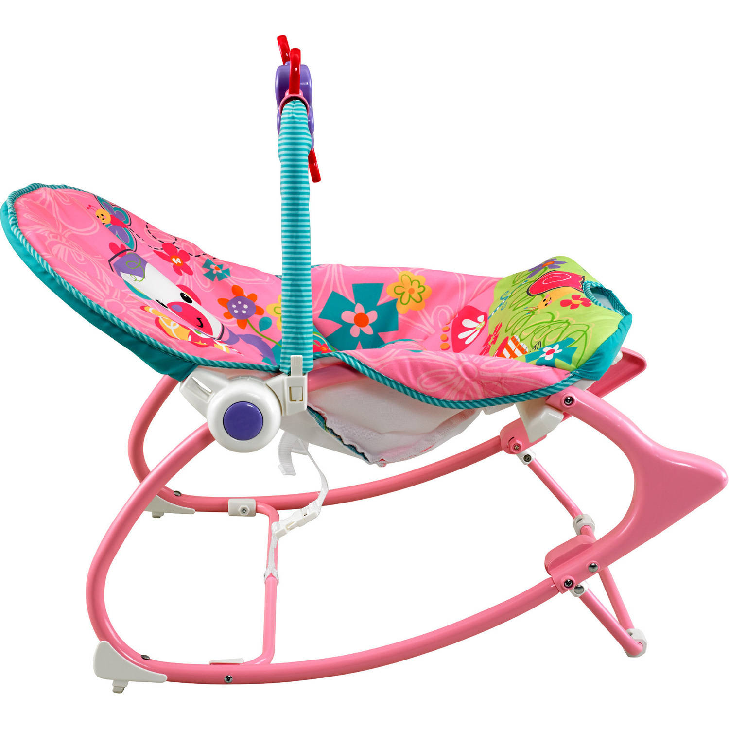 Fisher Price Girls Infant to Toddler Rocker เปลโยก มีระบบสั่น ปรับเป็นเก้าอี้ได้ คุ้มมาก