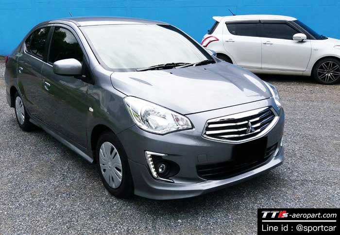 ชุดแต่ง Attrage 2017 2018 2019 ทรง OEM - Attrage แต่งสวย Attrage แต่งซิ่ง ชุดแต่งรอบคัน Mitsubishi Attrage สเกิร์ต สปอยเลอร์ ของแต่ง อุปกรณ์แต่งรถ Attrage