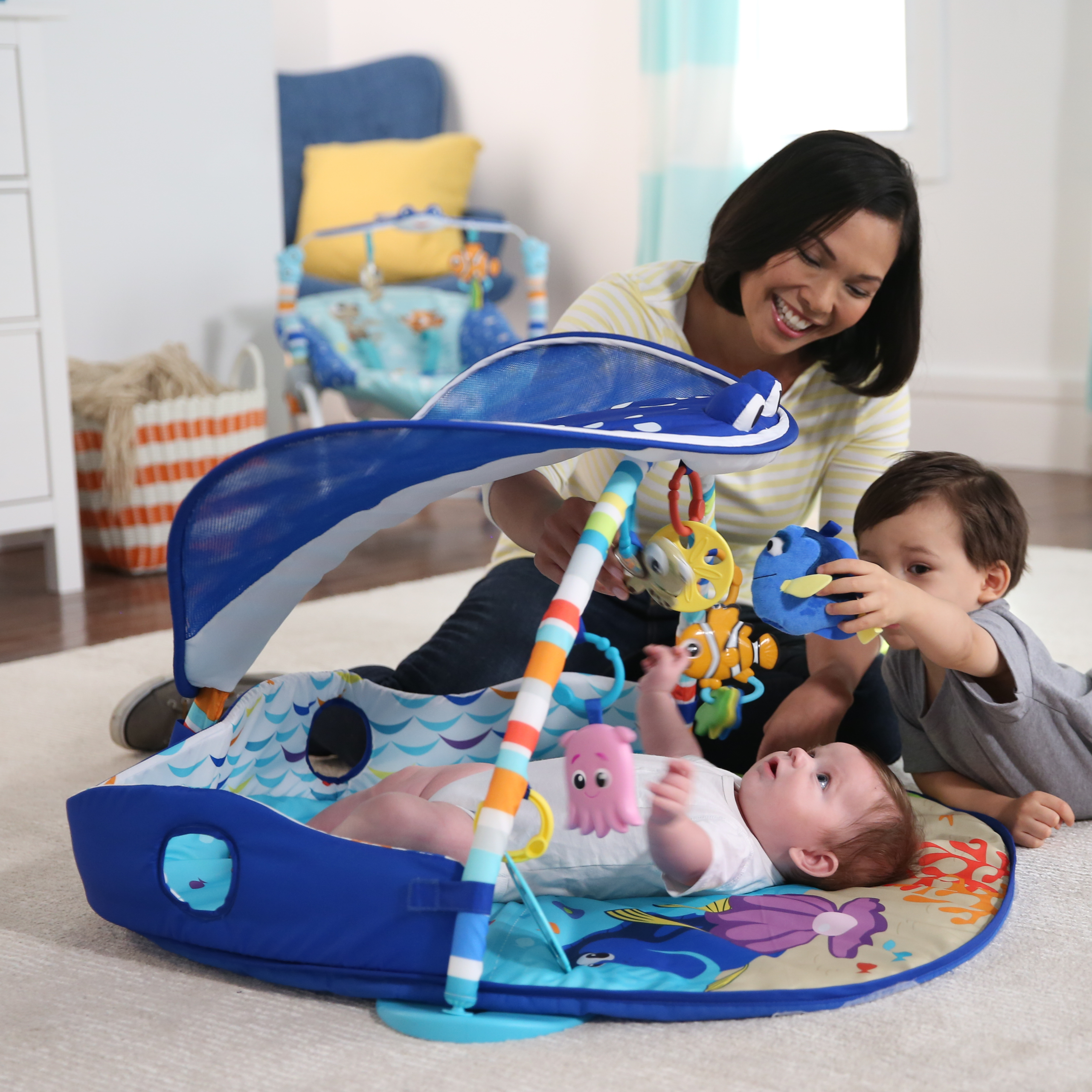 Disney Baby Mr. Ray Ocean Lights Activity Gym เพลยิมของเล่นเด็กแรกเกิด