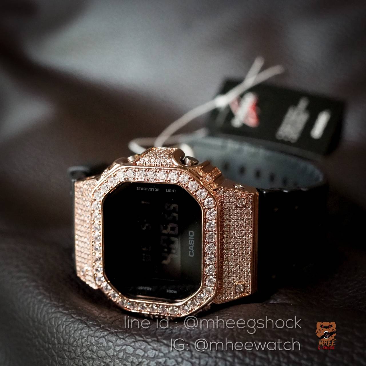 G-Shock ยักษ์เล็ก Rosegold BlingBling