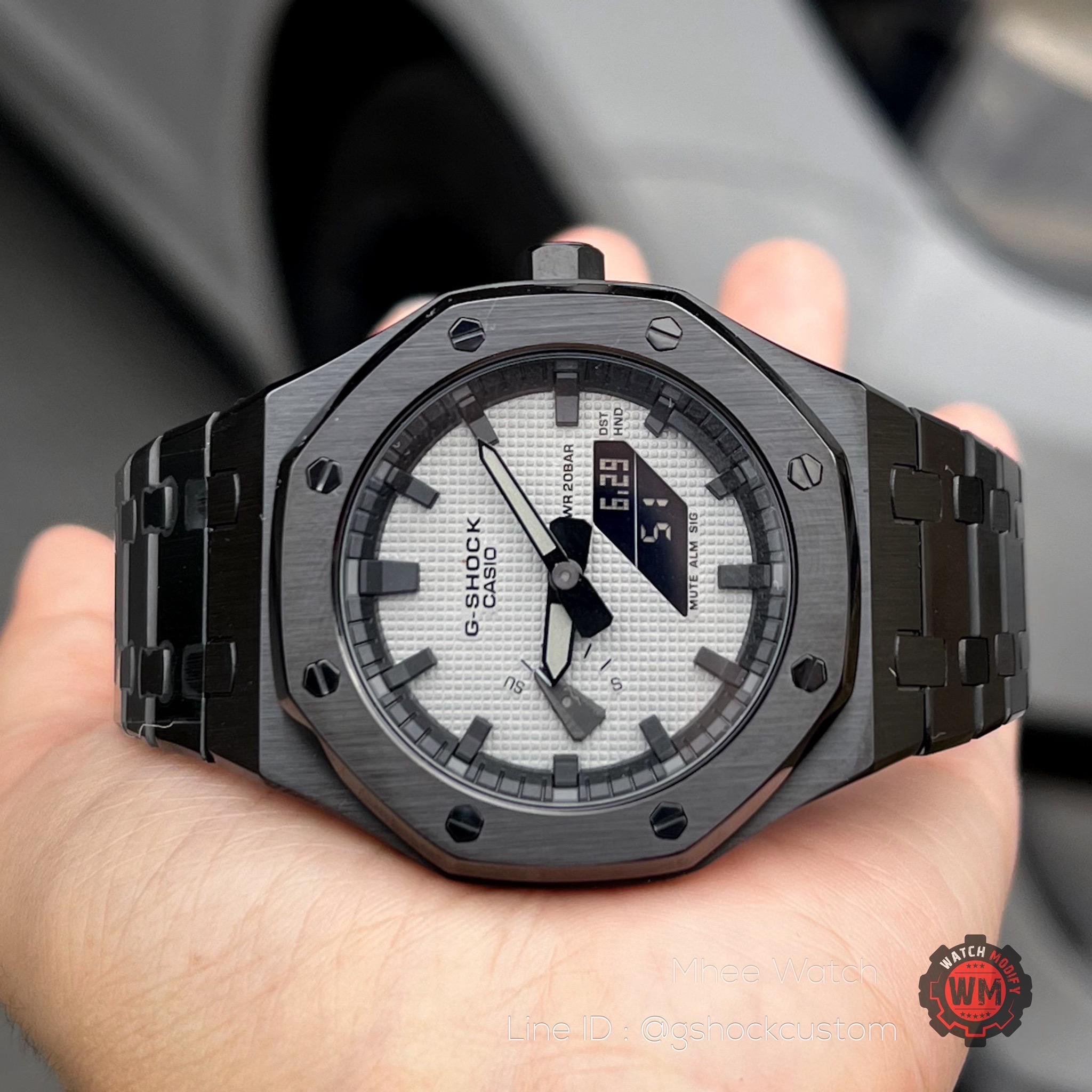 G-SHOCK AP Style Grey Lambo Black Full Metal