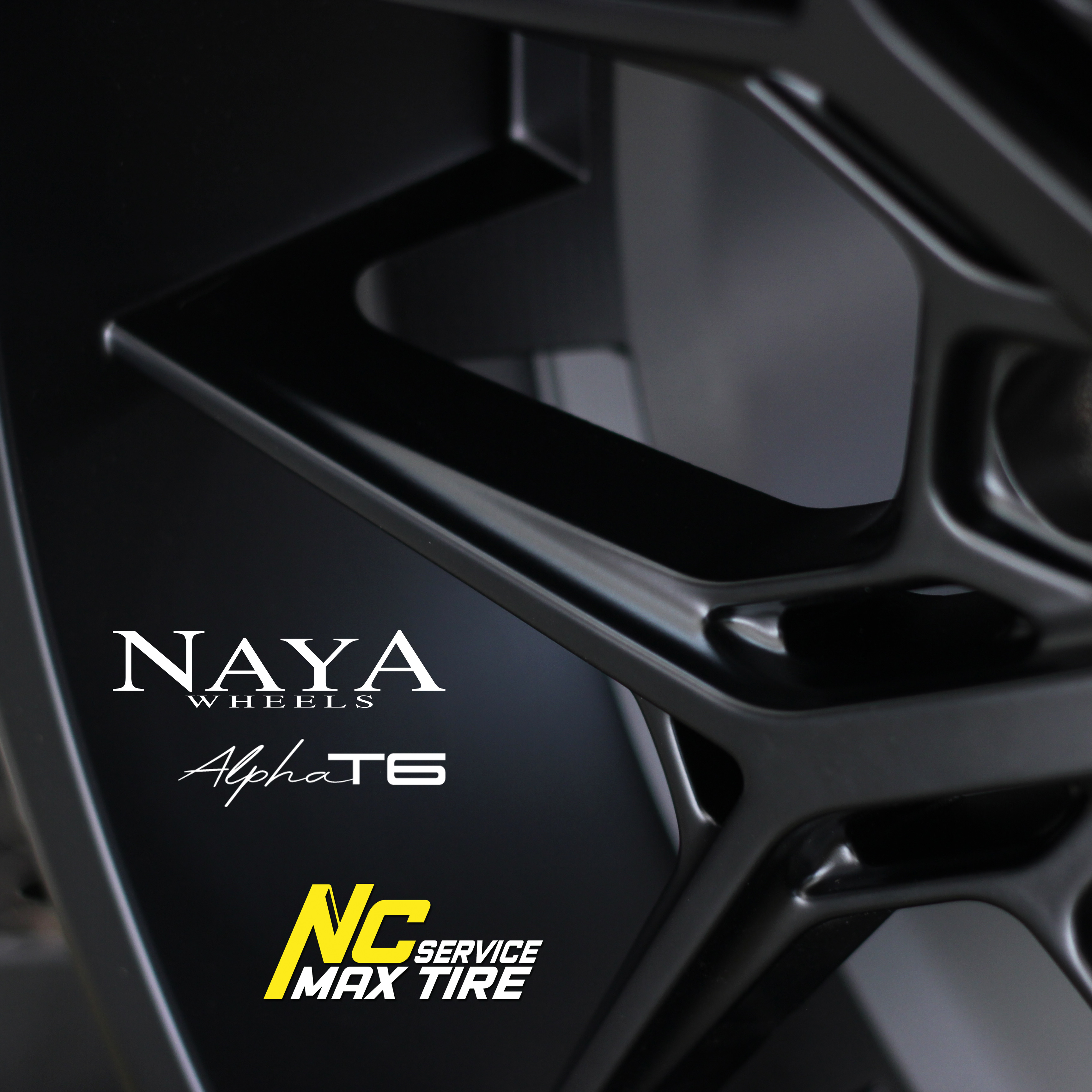 ล้อแม็กขอบ18 / Naya Alpha-T6 / ดำด้าน / 18x9.5 6H139.7 ET28.5
