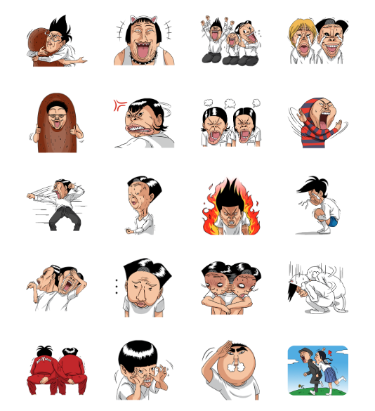 ขายสติกเกอร์ไลน์ Ike! Inachu Takkyu-bu Passion Edition