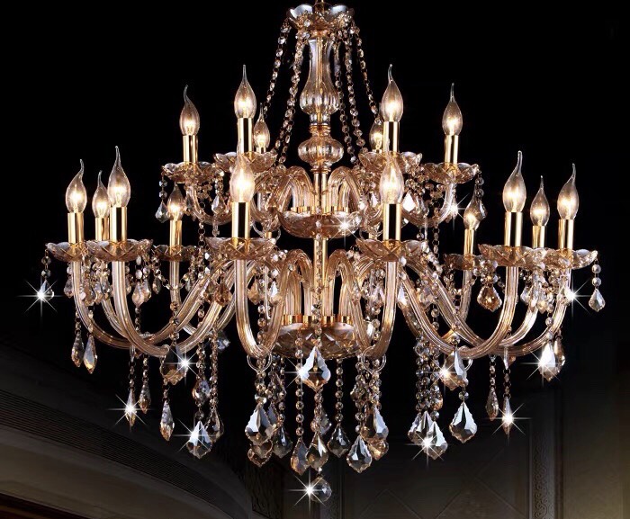 CT001A016 SOTMIA GOLD CHANDELIER โคมไฟ โคมไฟระย้าคริสตัล โคมระย้าวินเทจ โคมไฟเพดาน โคมระย้าห้องอาหาร โคมระย้าเชิงเทียน