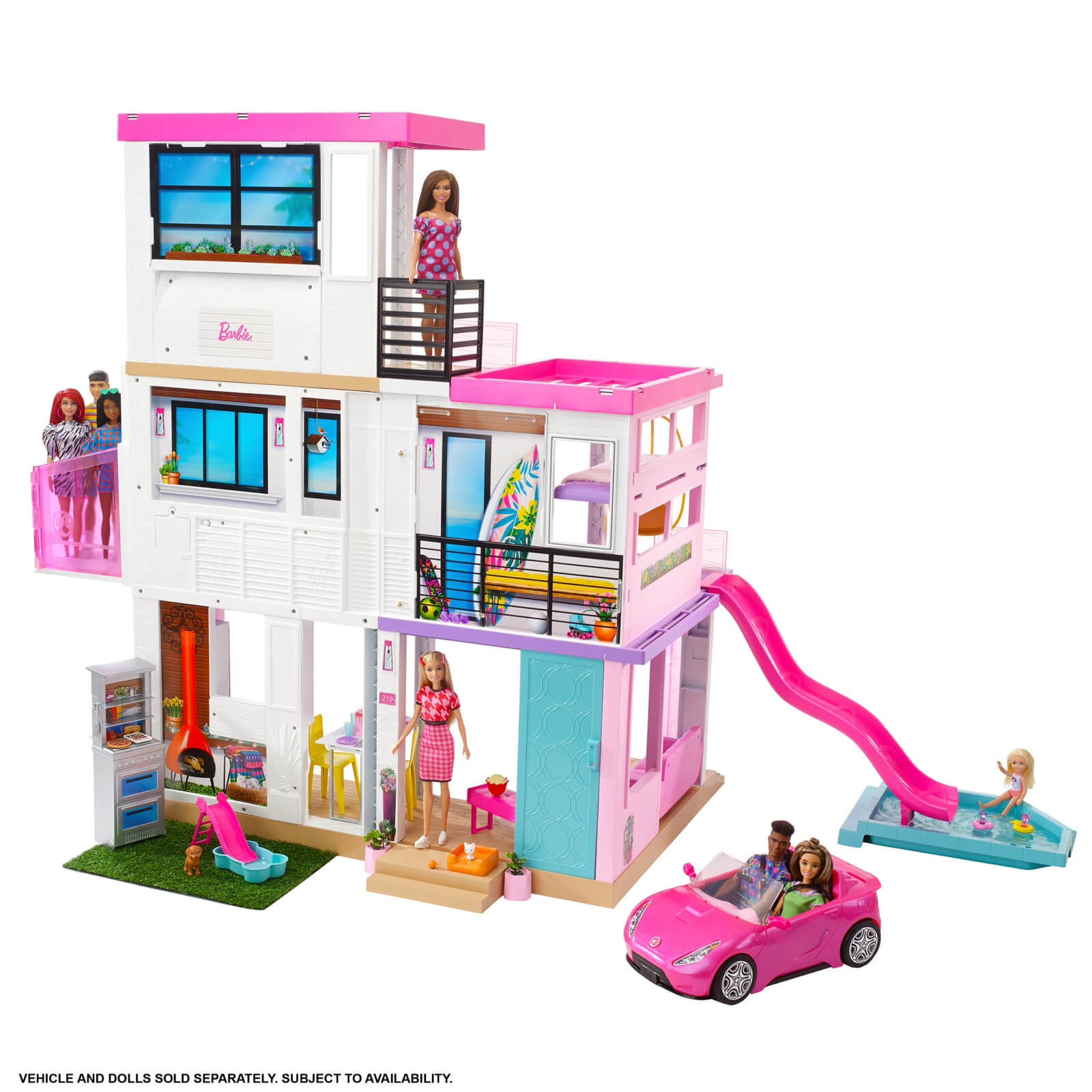 บาร์บี้ ดรีมเฮาส์ Barbie Dreamhouse Dollhouse บ้านบาร์บี้หลังใหญ่