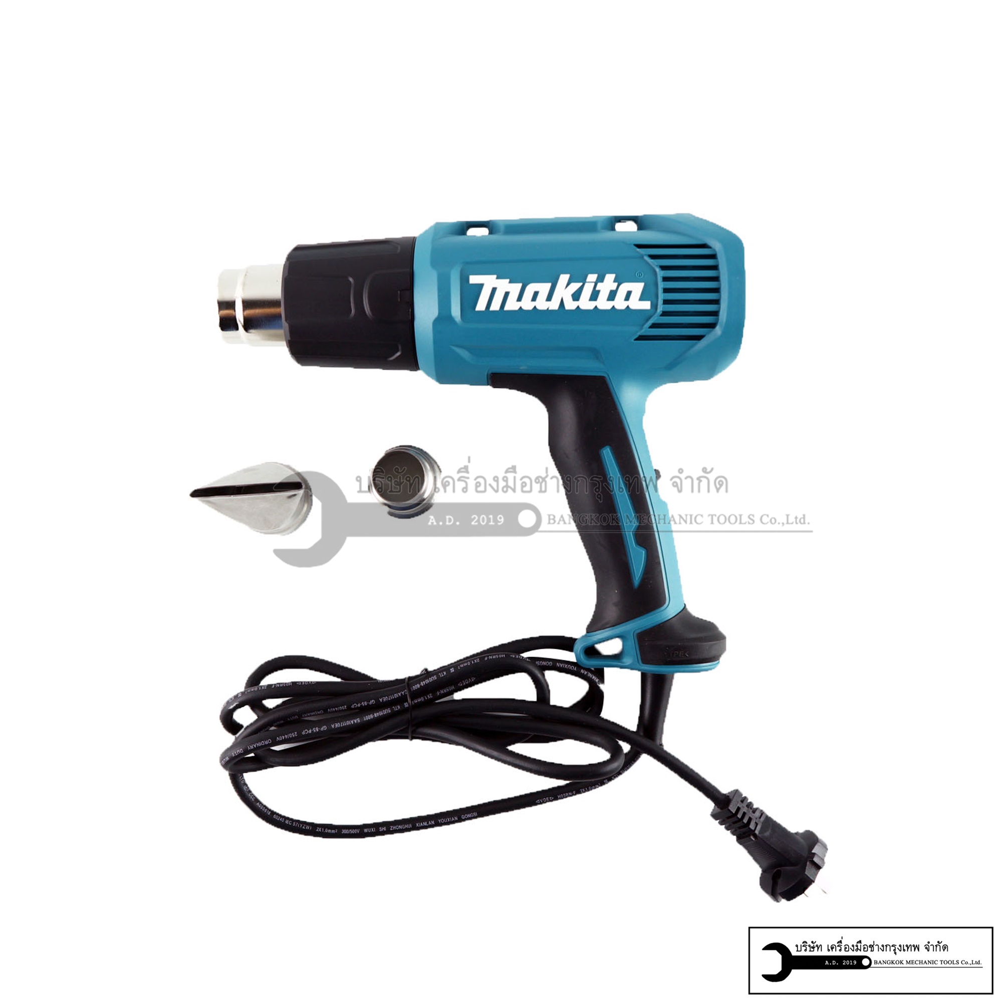 MAKITA เครื่องเป่าลมร้อน ปืนเป่าลมร้อน ขนาด 1600W 1800W และ 2000W ปรับได้ 2ระดับ 3ระดับ และ 9ระดับ รุ่น HG5030 HG6030 และ HG6530VK