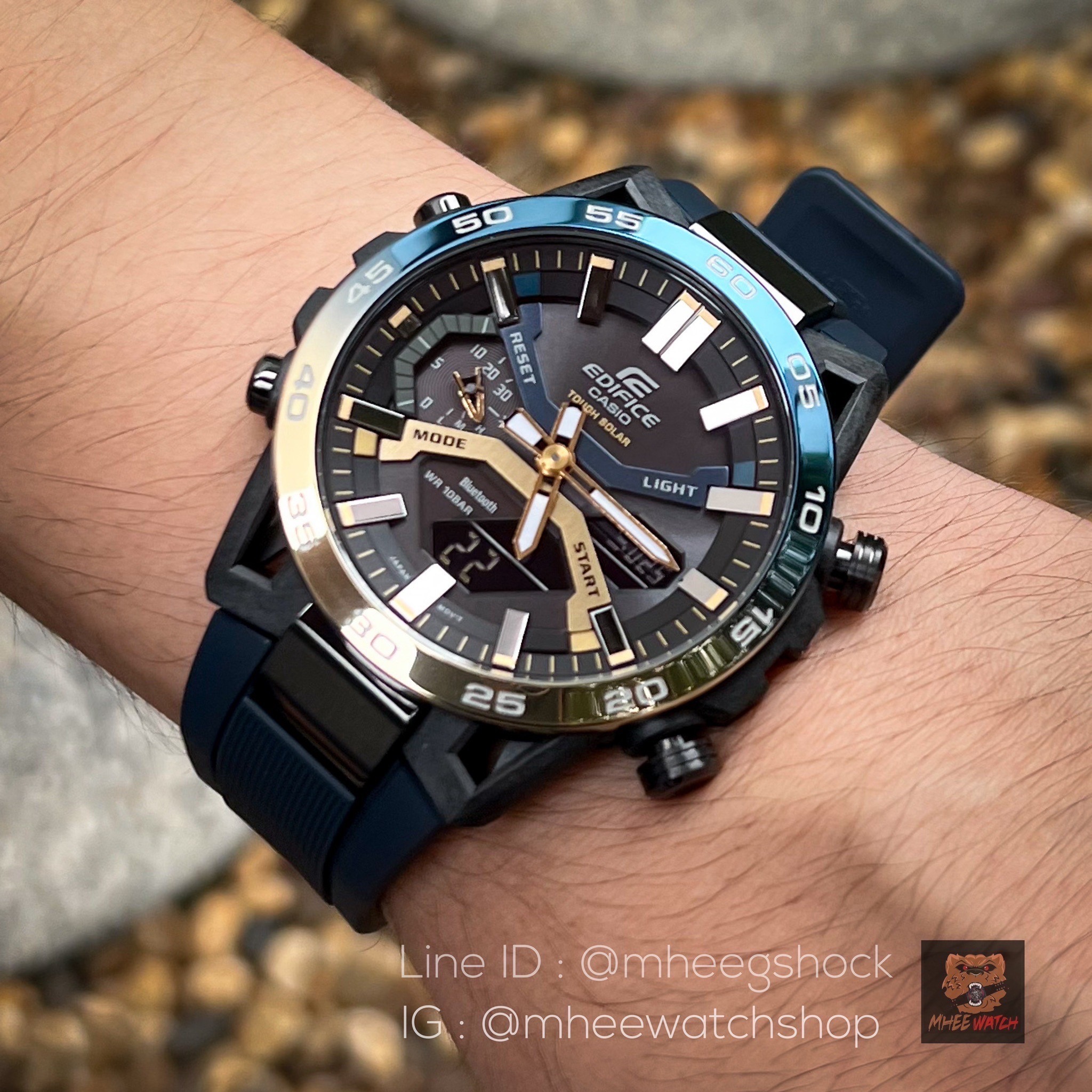 Casio Edifice Night Time Drive SOSPENSIONE Formula One Bluetooth Solar Powered Very Rare item