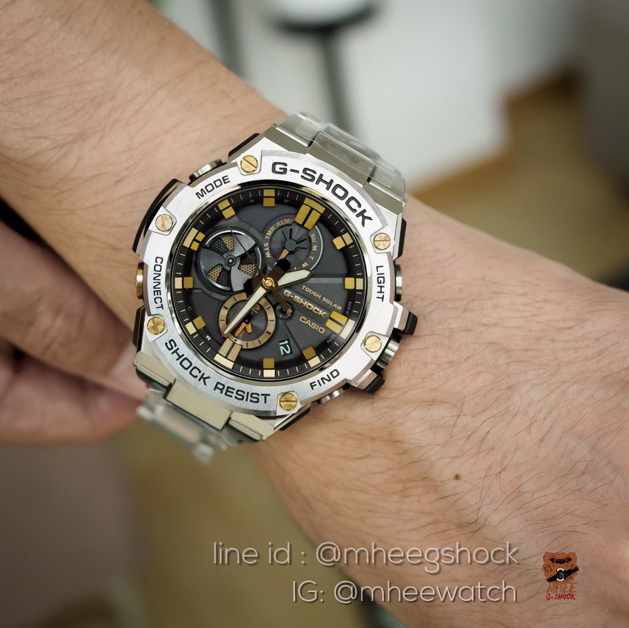 นาฬิกา Casio G-Shock G-Steel รุ่น GST-B100D-1A9 (RARE ITEM) ของแท้