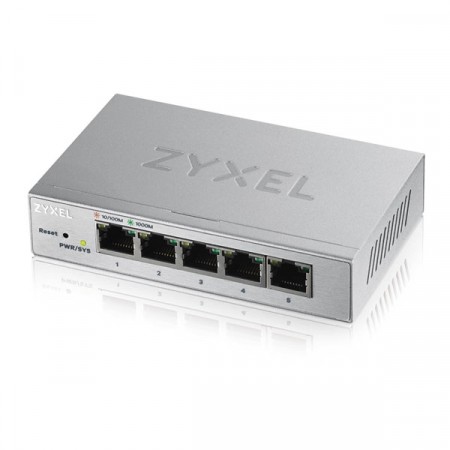 Zyxel GS1200-5 5 Ports 10/100/1000BASE-T Web Manged Desktop Switch