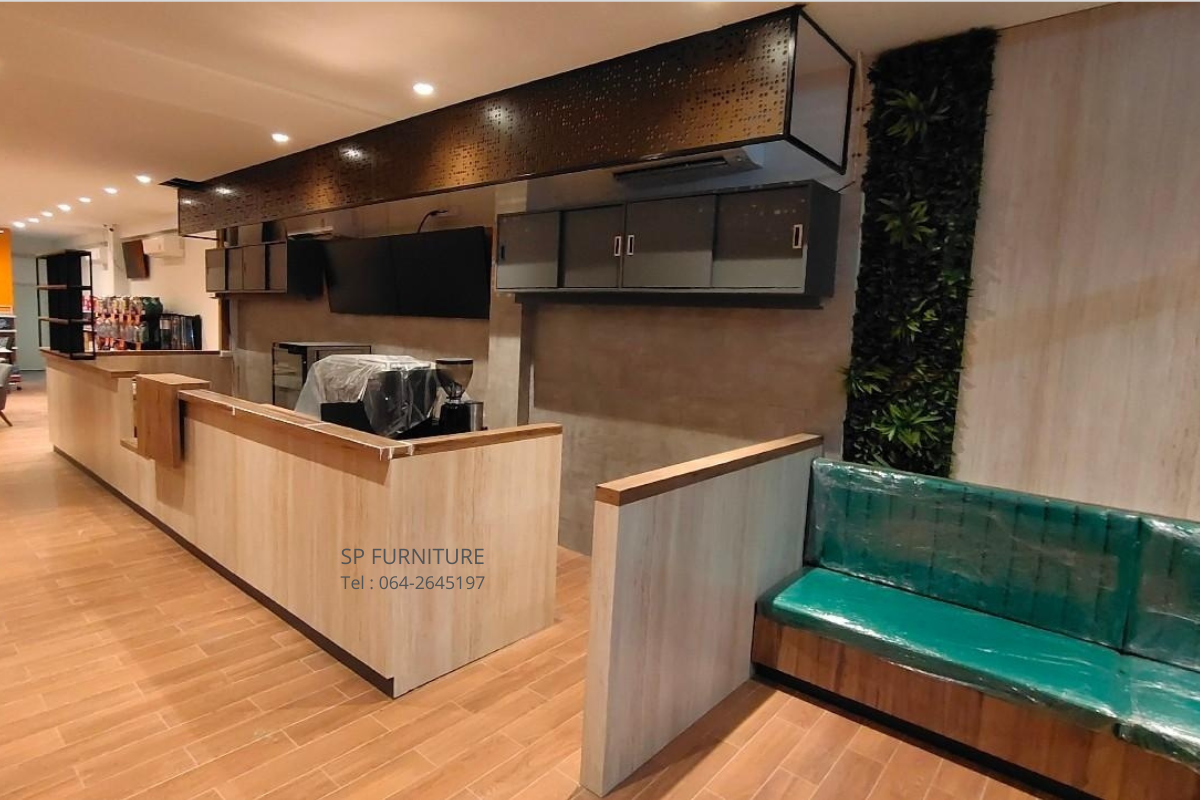 เคาน์เตอร์ร้านกาแฟพันธุ์ไทย ผลิตเคาน์เตอร์กาแฟ